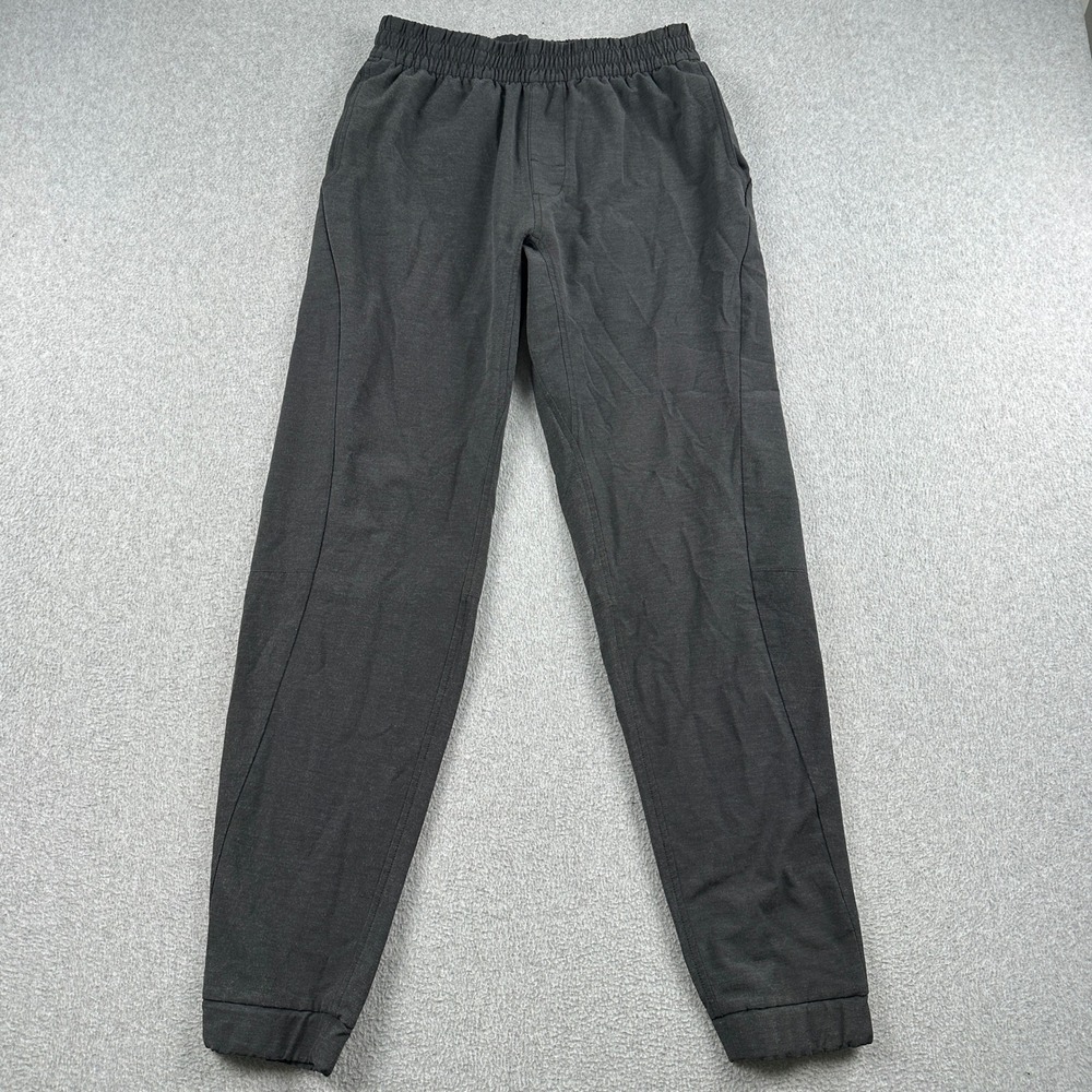 Prana Joggers Mens Small Charcoal Gray Elastic Waist Stretch Pants